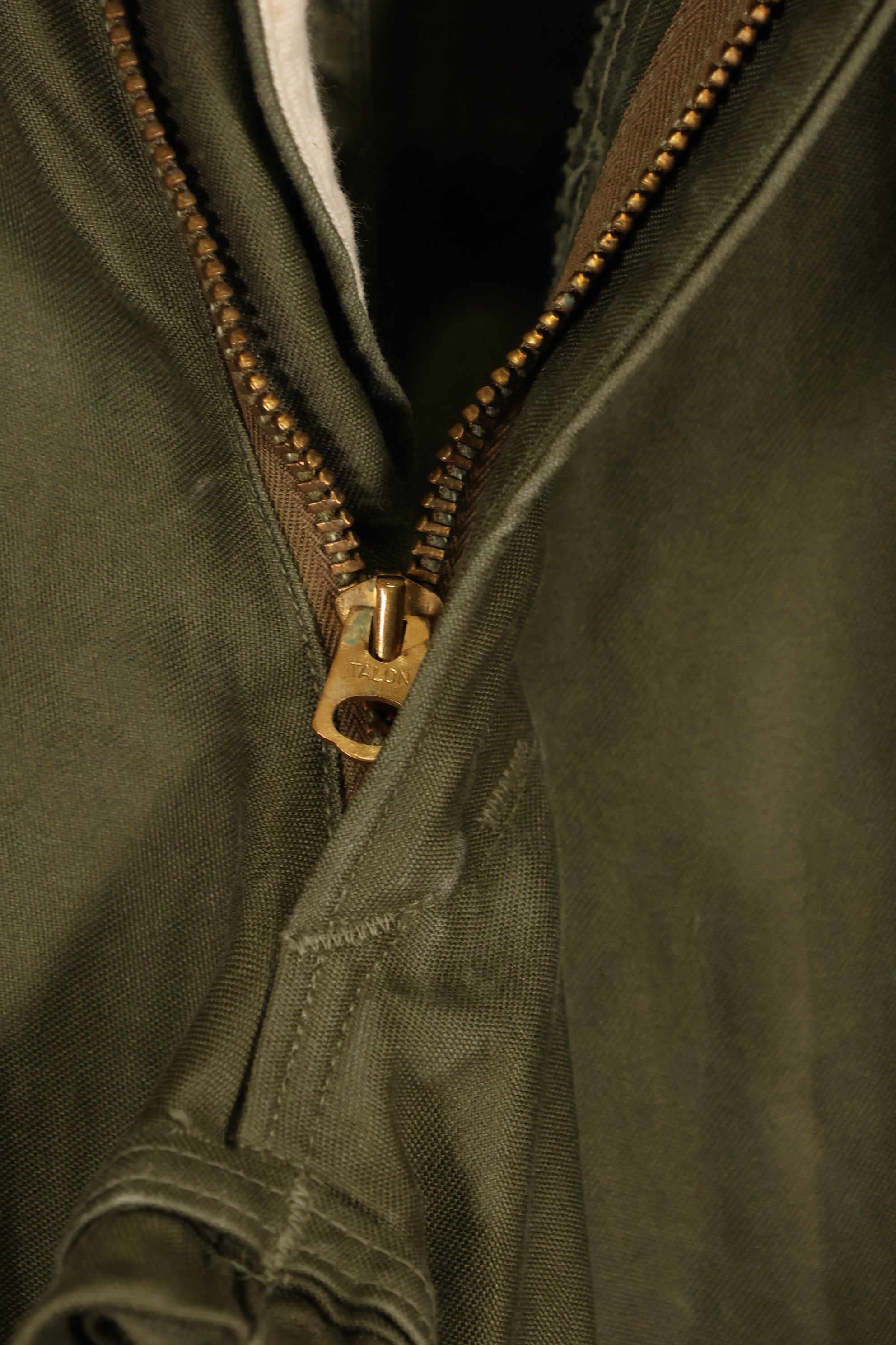 1951 Contract S-R M51 Cotton Field Pants with suspenders, used.