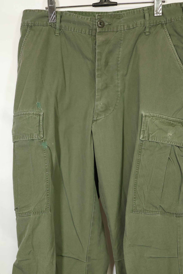 Estimated 1967 Contract 3rd Model Non Ripstop Jungle Fatigue Pants Used