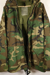 1990 Contract U.S. Army ECWCS 1st Generation Gore-Tex Parka, Woodland Camo, X-Large, Regular Fit, Used