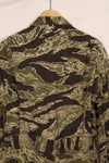 1960s 42R Okinawa Tiger Pattern Tiger Stripe Flight Suit, used, zipper damaged.