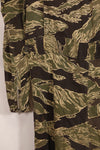 1960s 42R Okinawa Tiger Pattern Tiger Stripe Flight Suit, used, zipper damaged.