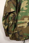 1990 Contract U.S. Army ECWCS 1st Generation Gore-Tex Parka, Woodland Camo, X-Large, Regular Fit, Used