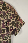 Real CIDG Beogam camo short sleeve shirt, faded, size tag, used.