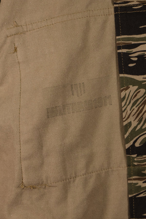 [Limited Production]  Okinawa Mugi's Embroidery MILITARIA 1911 Silver Tiger US Cut Shirt Tour Jacket