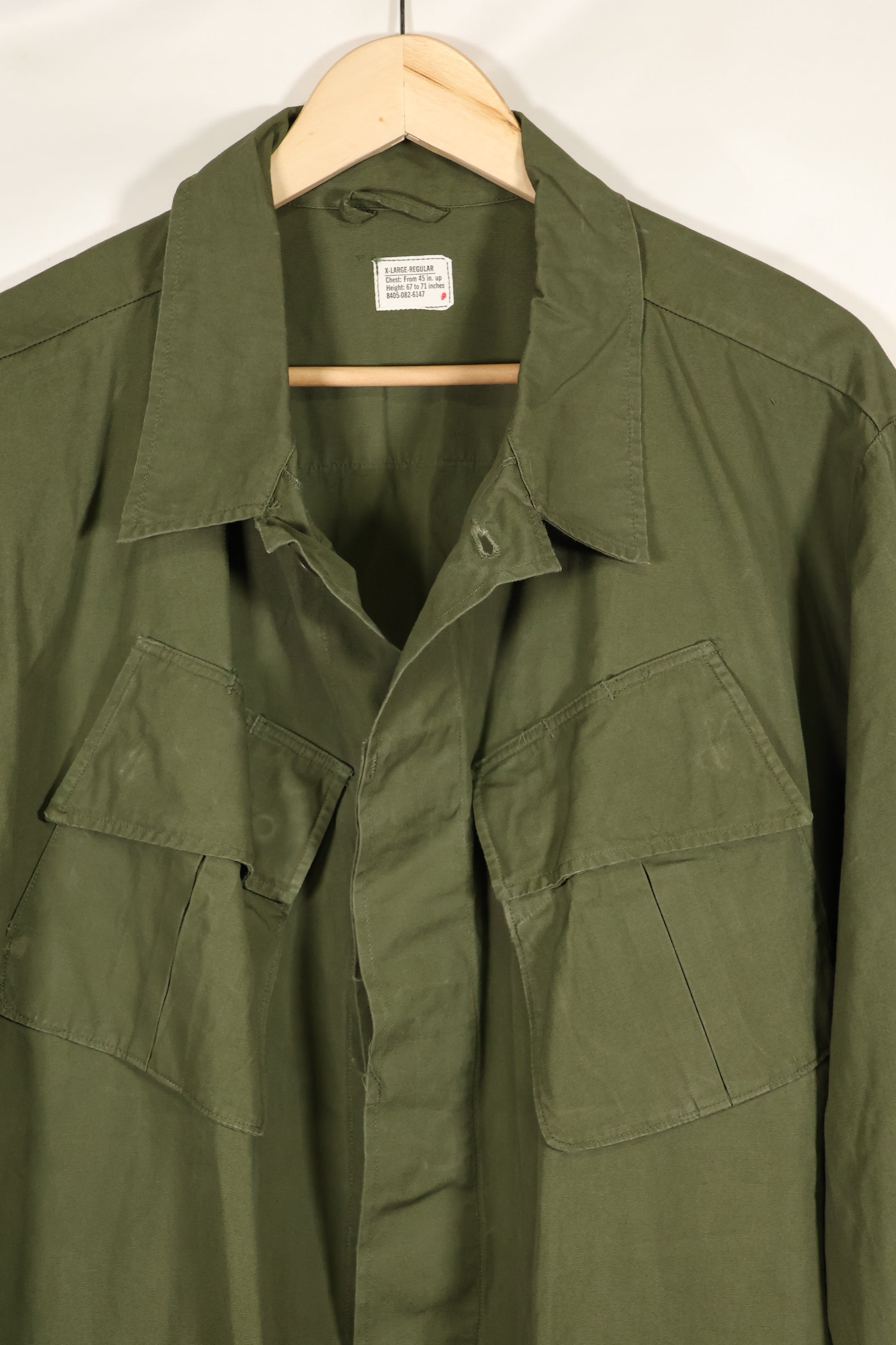 Real 1966-67 X-L-R 3rd Model Jungle Fatigue Jacket in good condition.