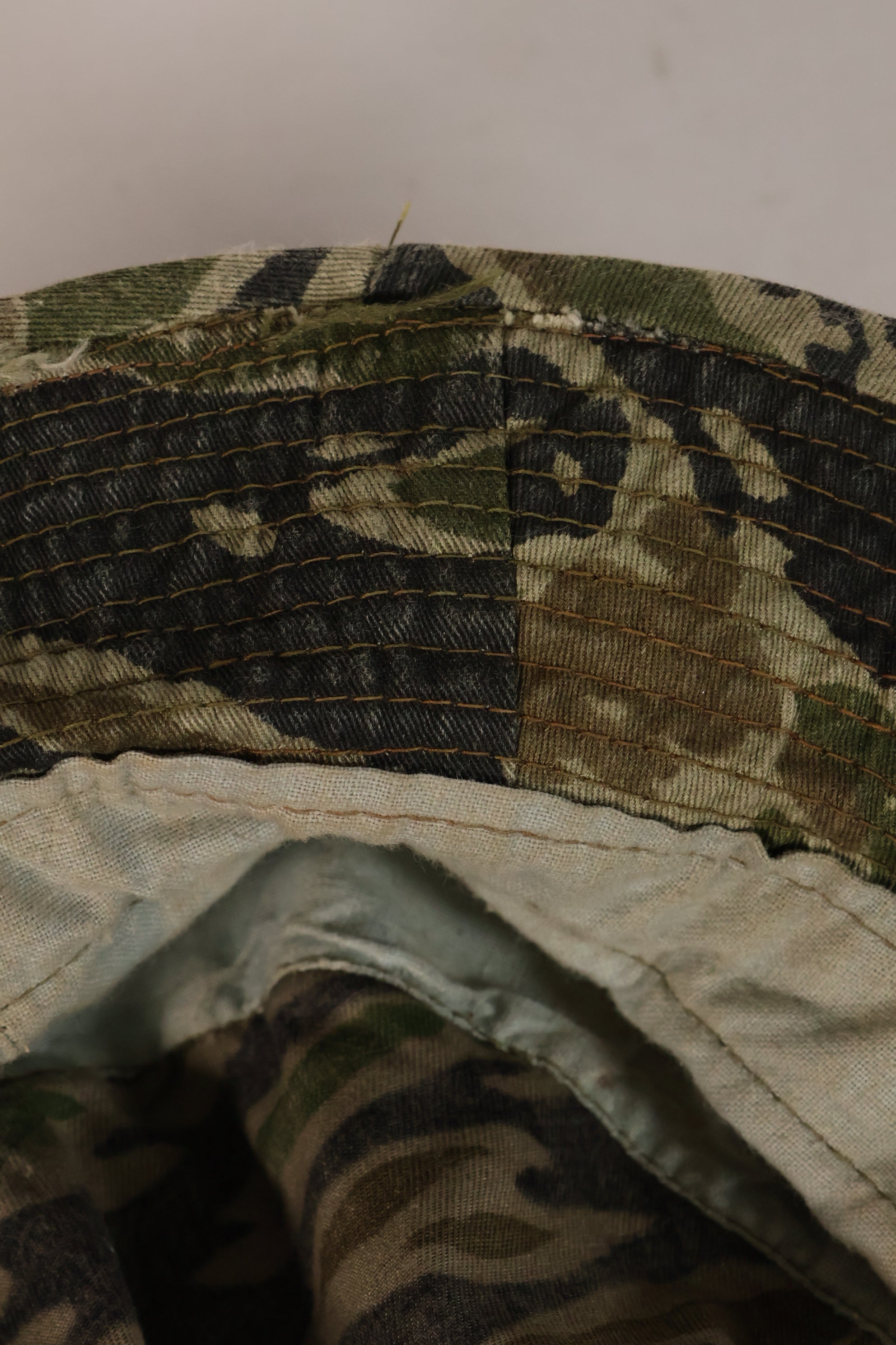 Late 1960's Late War Pattern CIDG Pattern Locally Made Booney Hat Used
