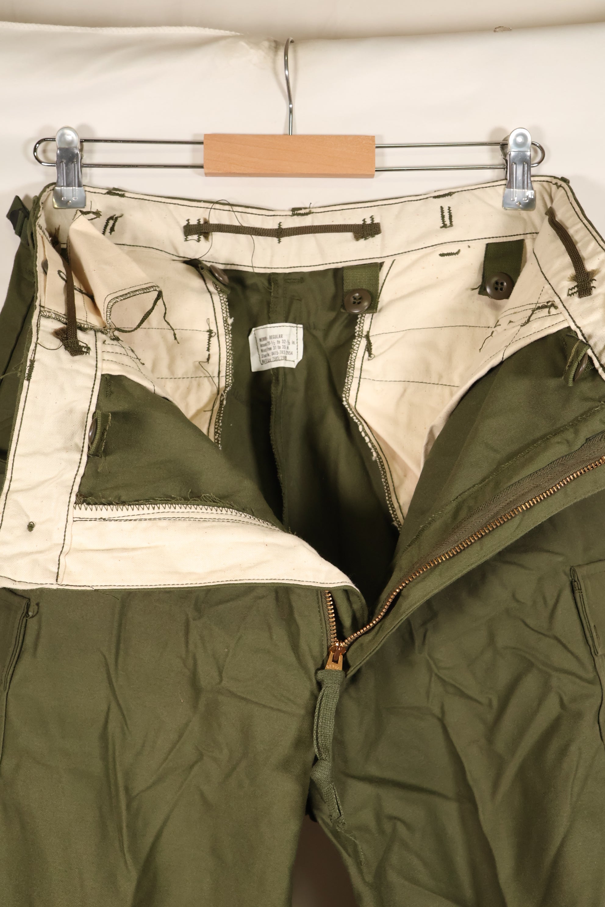 1974 Contract, M-R, Deadstock, U.S. Military, M65 Field Pants, Cargo Pants, Good Condition, NOS