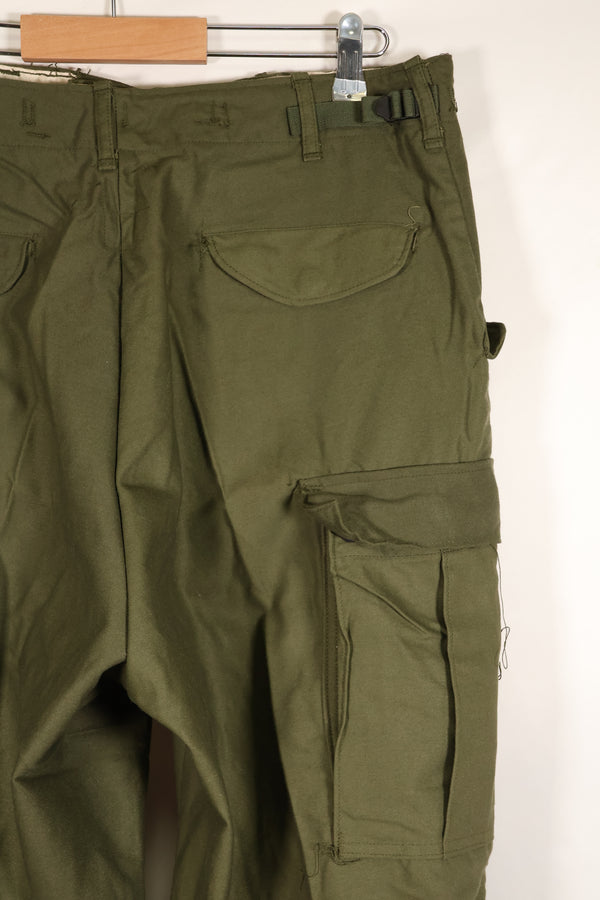 1974 Contract, M-R, Deadstock, U.S. Military, M65 Field Pants, Cargo Pants, Good Condition, NOS