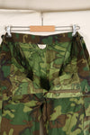1969 Contract L-S Ripstop Fabric ERDL Camo Green Leaf Jungle Fatigue Pants (Used)