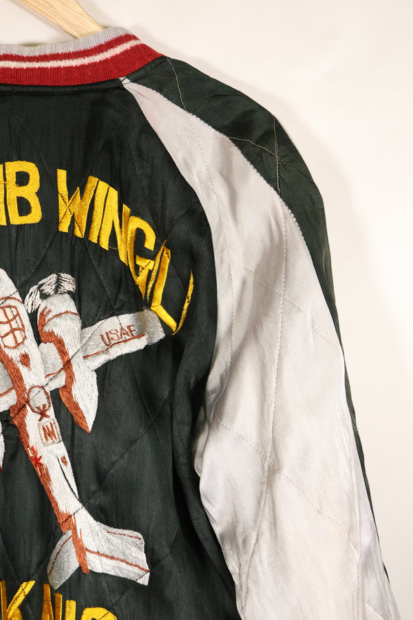1950s U.S. Air Force 17th Bomb Wing Black Knights Korea Tour Jacket Used