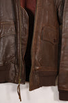 Circa 1943-45 US Navy AN-J-3a flight jacket, rare, good condition, used.
