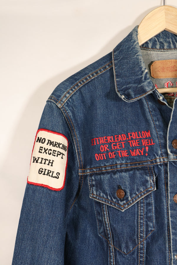 Late 1970s, U.S. Air Force The 12th Commandment Tour Jacket, Levis 70505 Big E, Used