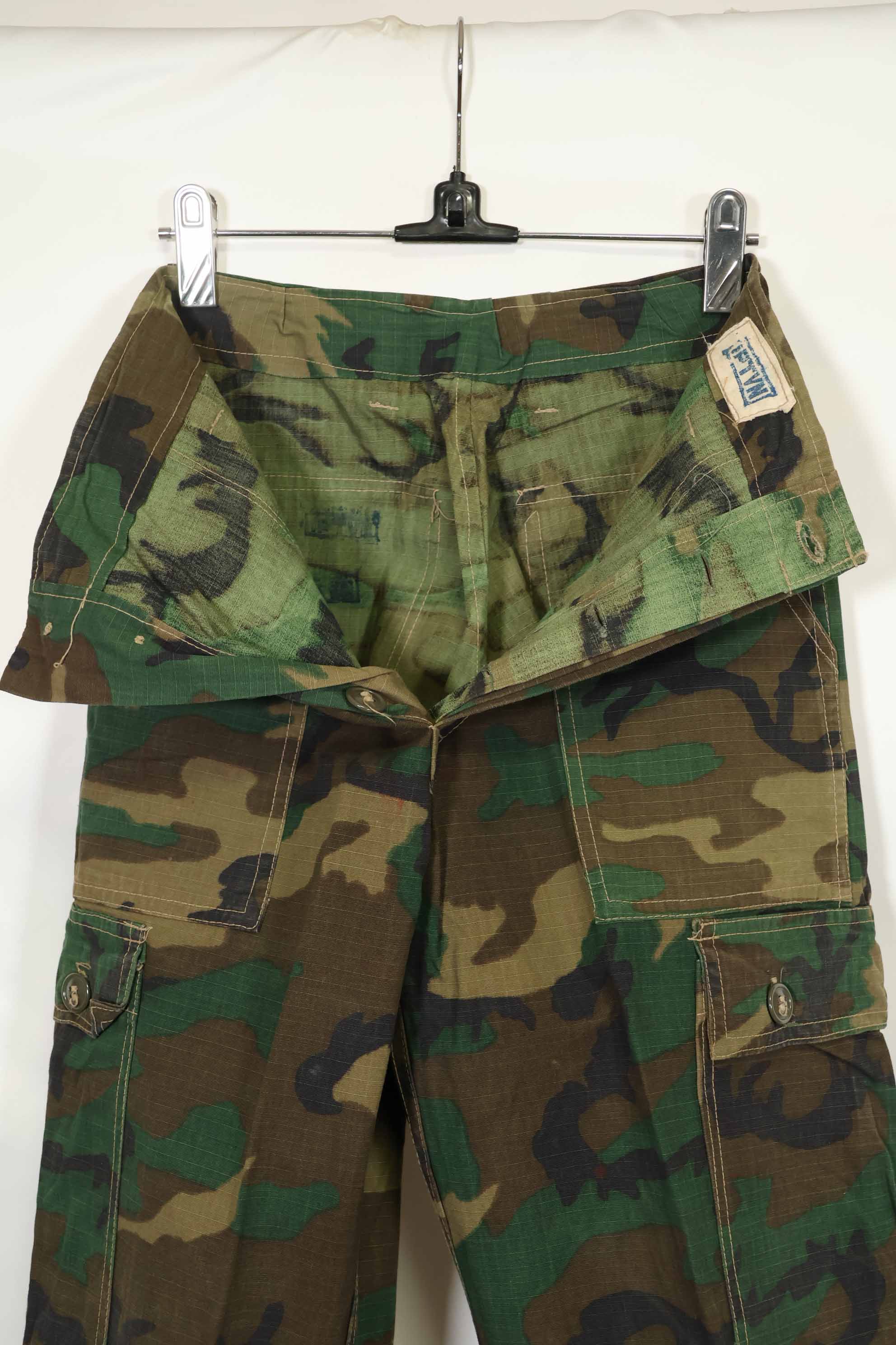 Movie Company Costume Real Fabric ARVN ERDL Camouflage Top and Bottom Set, never used.