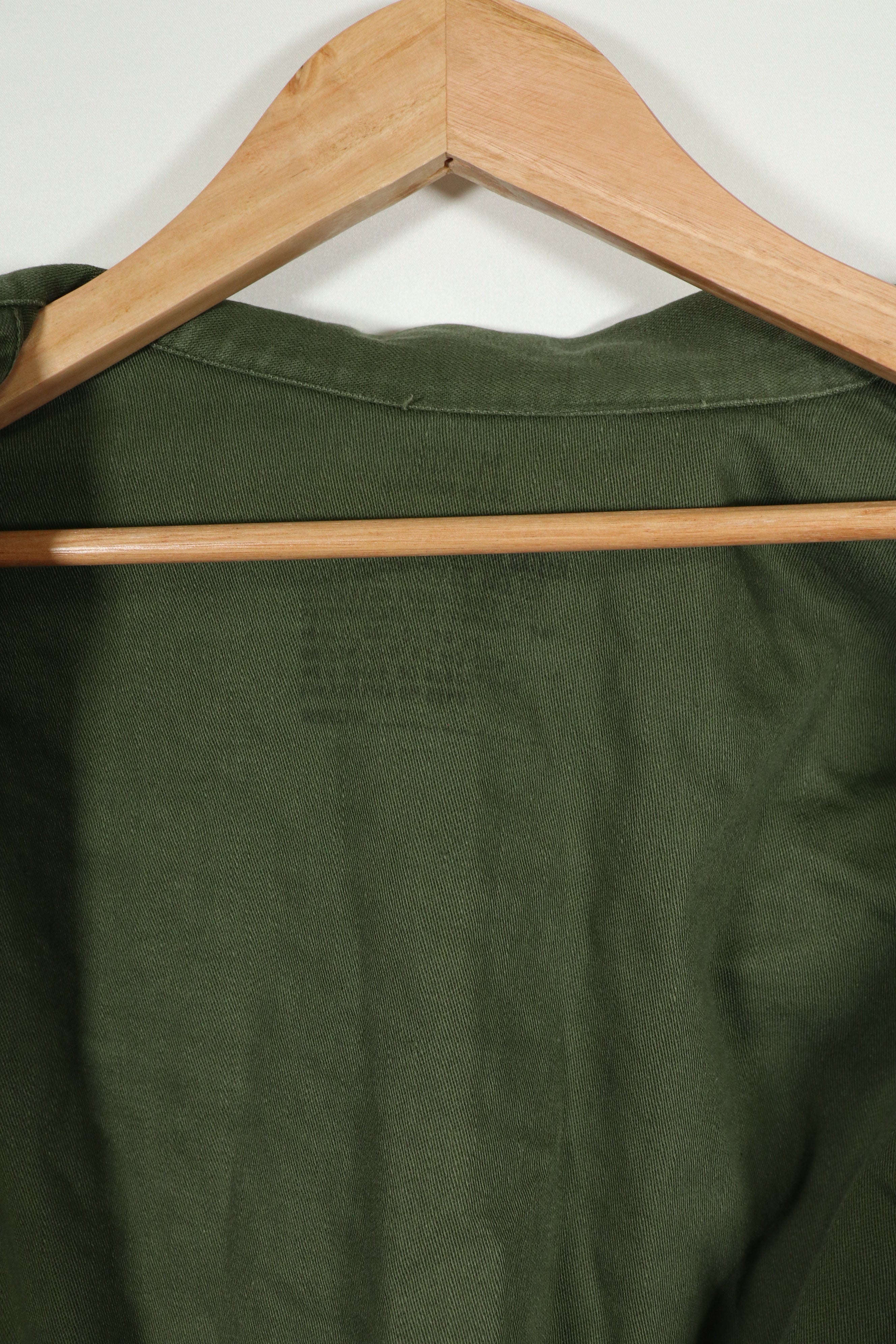 Real OG-107 Utility Shirt, early lot, used, patch restored.