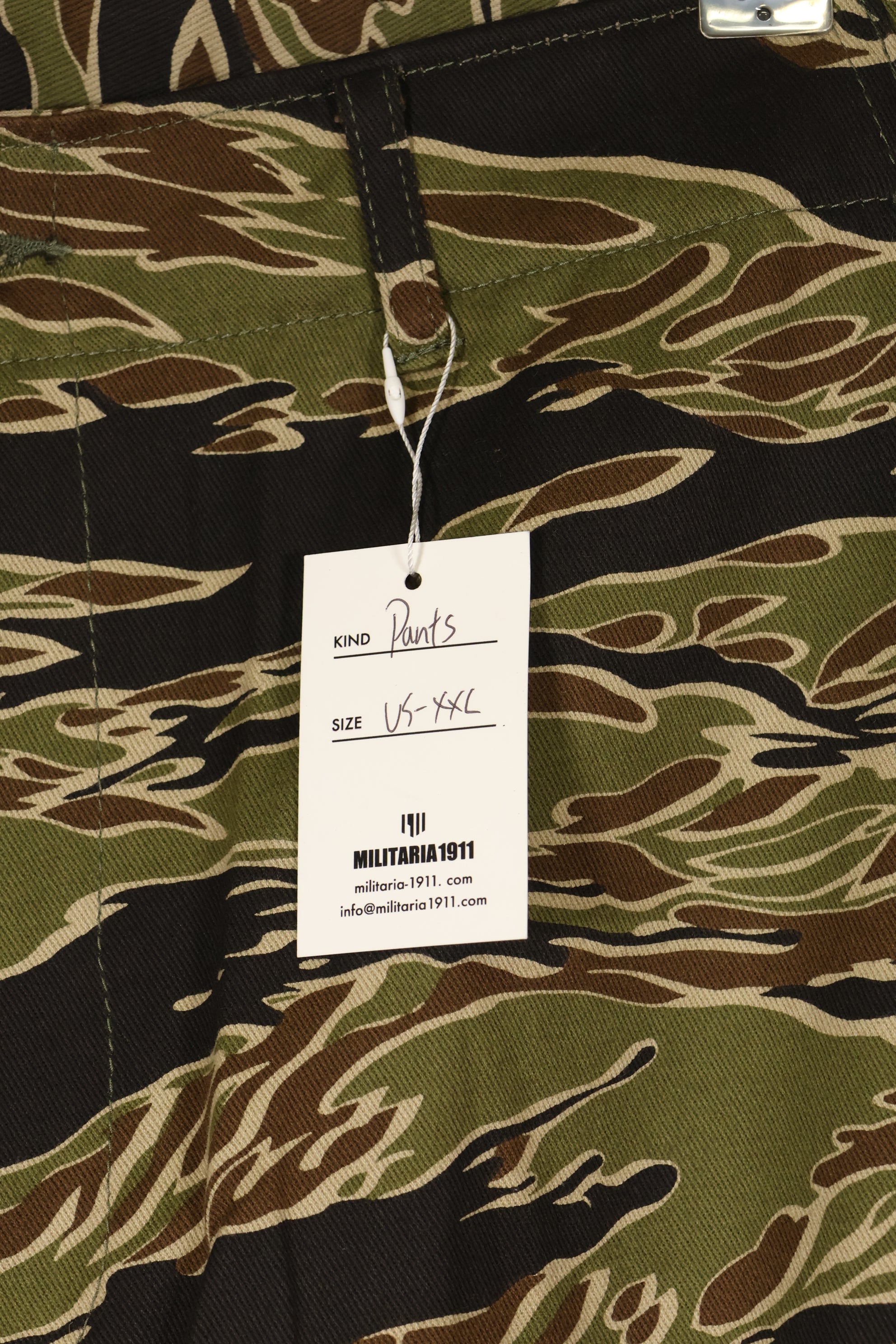 2024 US-XXL MILITARIA 1911 Early Gold Tiger US Cut Pants Sample Used