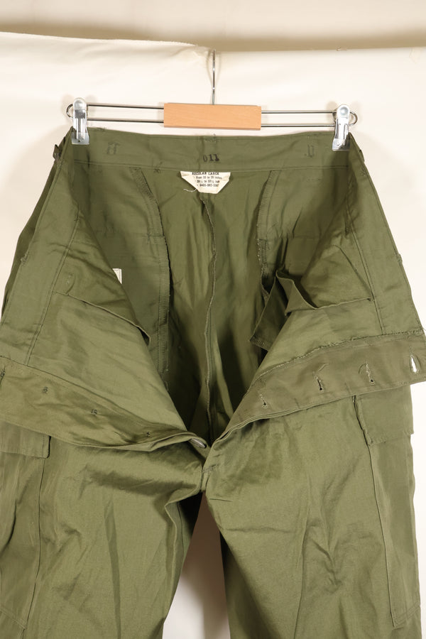 1967 Contract, Deadstock, L-R, 3rd Model Jungle Fatigue Pants, Good Condition, NOS