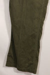 Early 1960s OG-107 utility pants, baker pants, zipper fly, used.