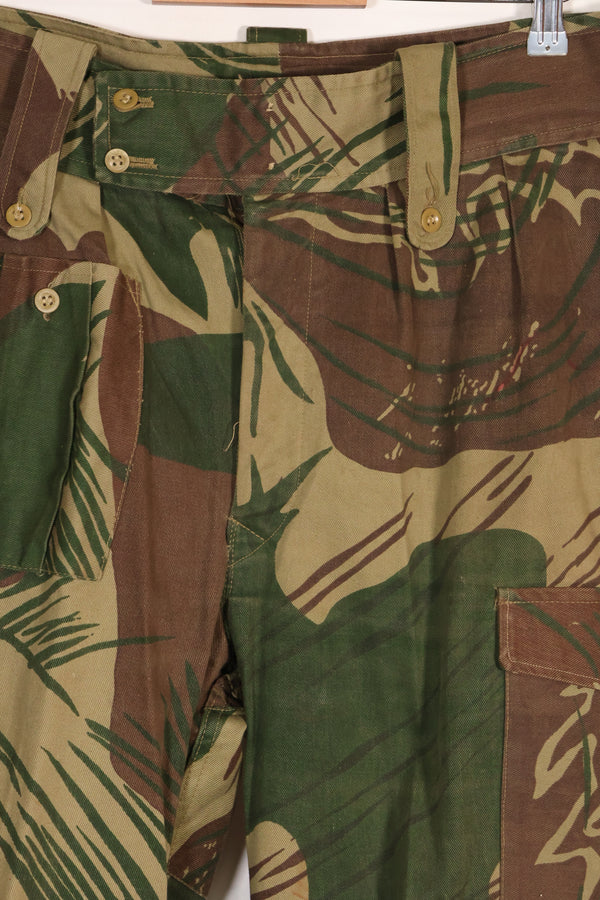 Ff Rhodesian Ranger Pants Real Rhodesian Army Rhodesian camouflage pants, faded, used.