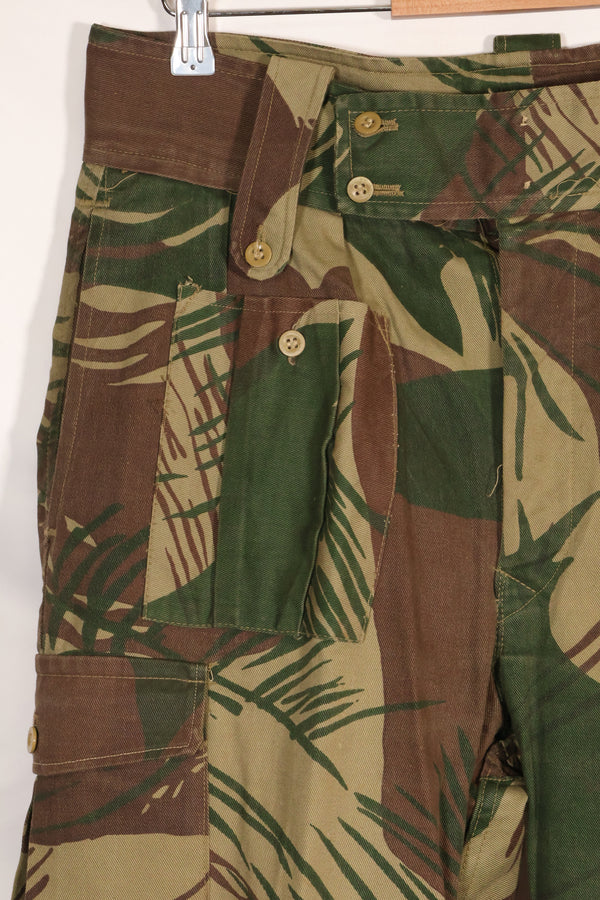 Ff Rhodesian Ranger Pants Real Rhodesian Army Rhodesian camouflage pants, faded, used.
