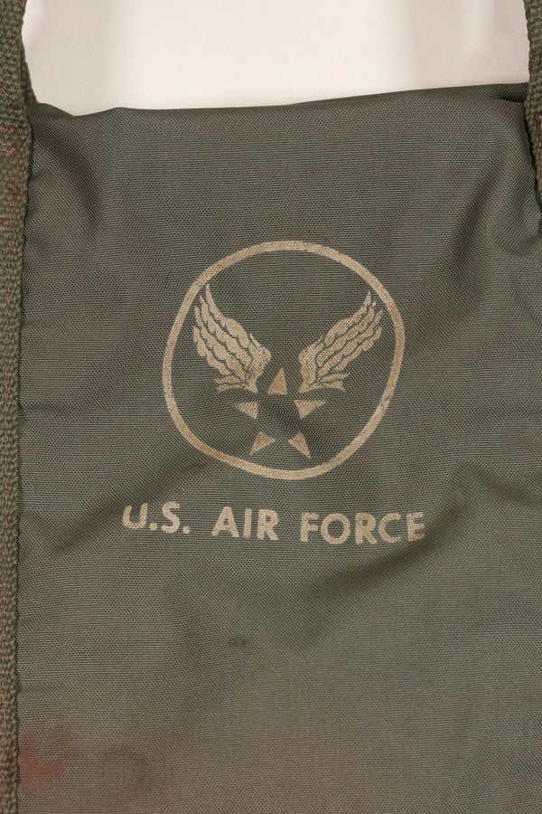 1950's U.S. Air Force early model helmet bag, zipper in operation, beautiful, used.