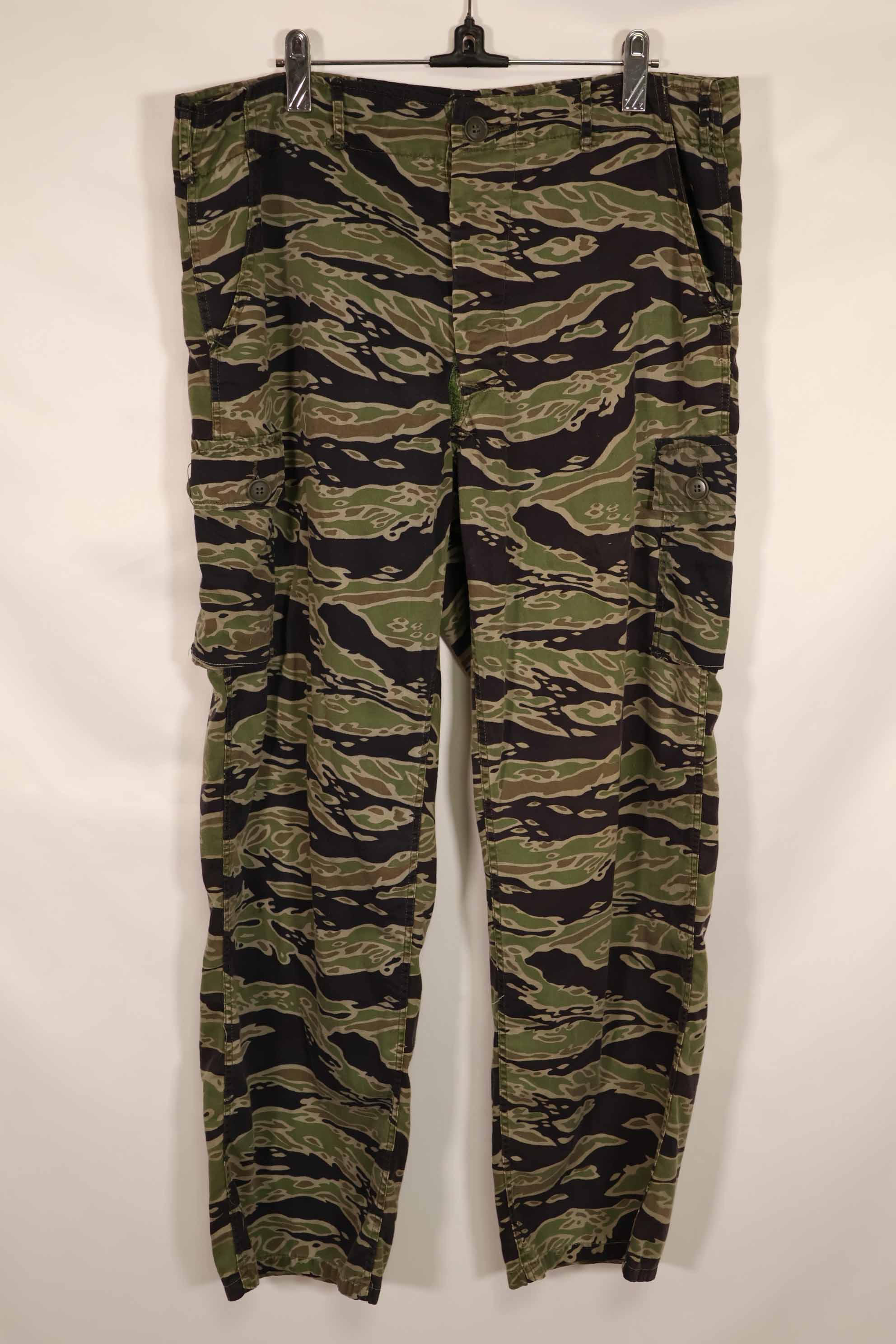 Real Late War Pattern Tiger Stripe Pants US-L Used