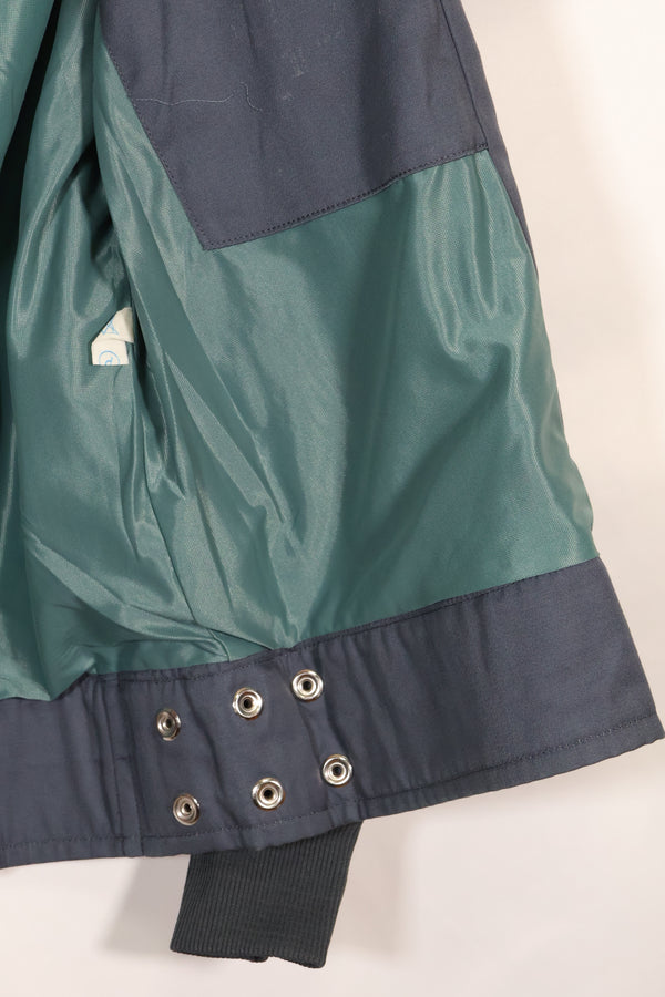 1970s East German military summer flight jacket, privately procured, used.