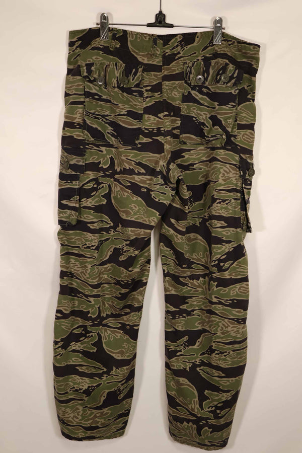 Real Late War Pattern Tiger Stripe Pants US-L Used