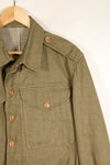 1950年代　サイズ No.7　イギリス軍　陸軍　バトルドレス　コットンデニムジャケット　短ジャケット　中古品