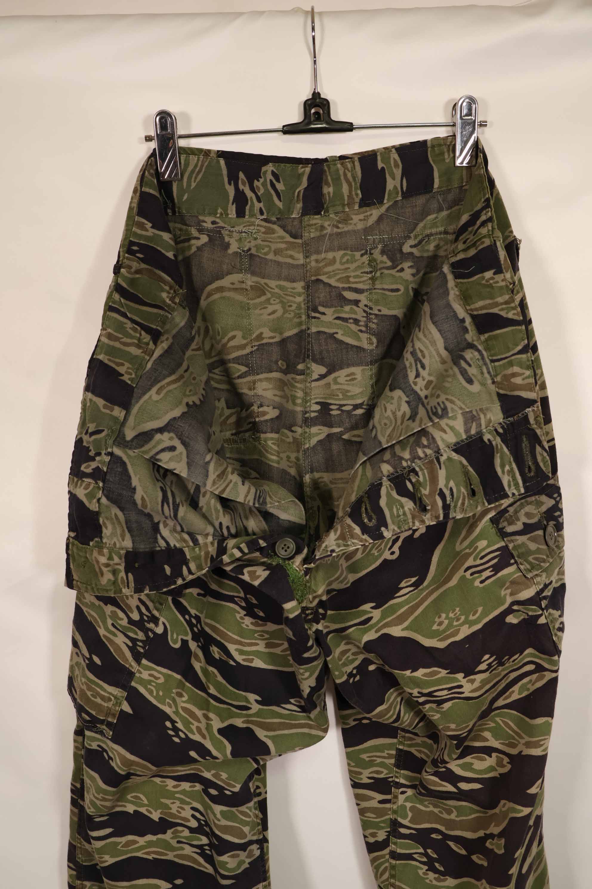 Real Late War Pattern Tiger Stripe Pants US-L Used