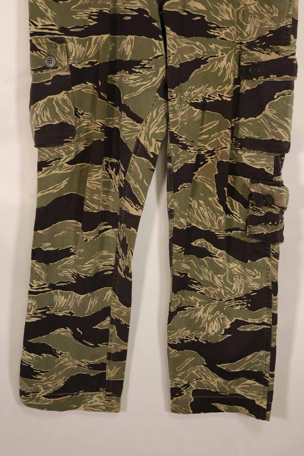 Real Okinawa Tiger Pattern Tiger Stripe Pants US Cut US-M Used