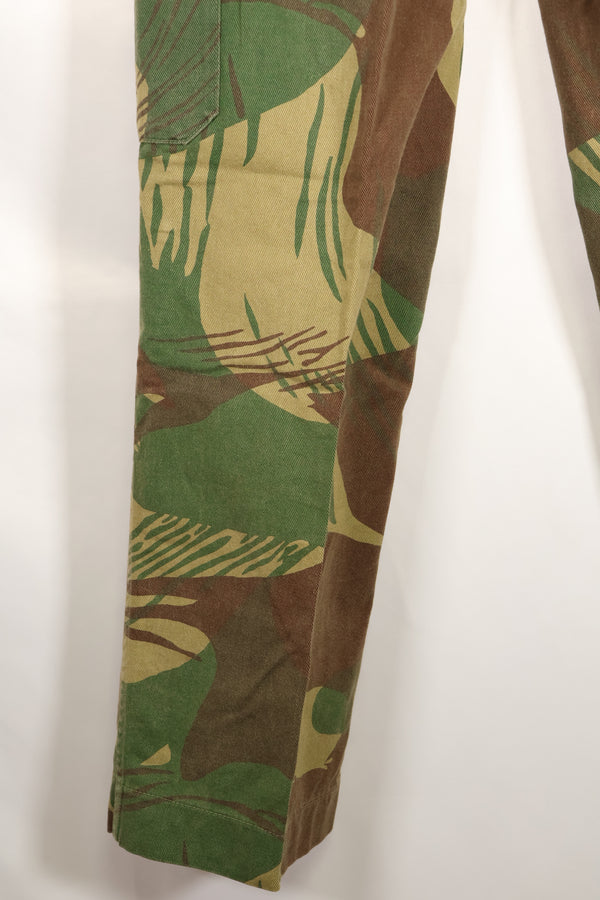 1970s Rhodesian Army Rhodesian camouflage shirt pants set, used.
