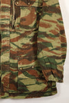 1950s French Army Airborne TAP 47/56 Pattern Lizard Camouflage Jacket, used.