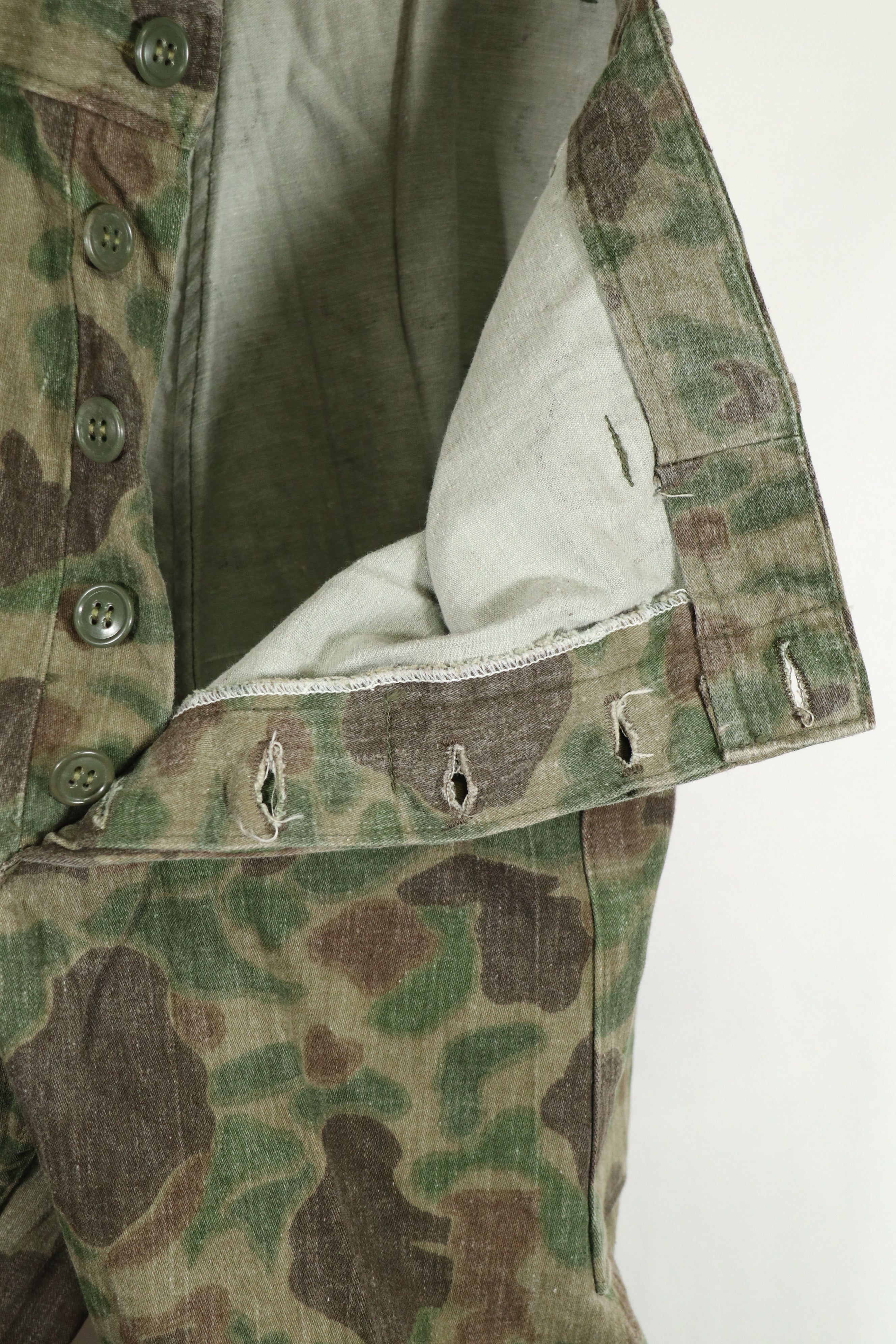 Civilian Duck Hunter Camouflage Hunting Pants Local Made Frogskin Camouflage Used