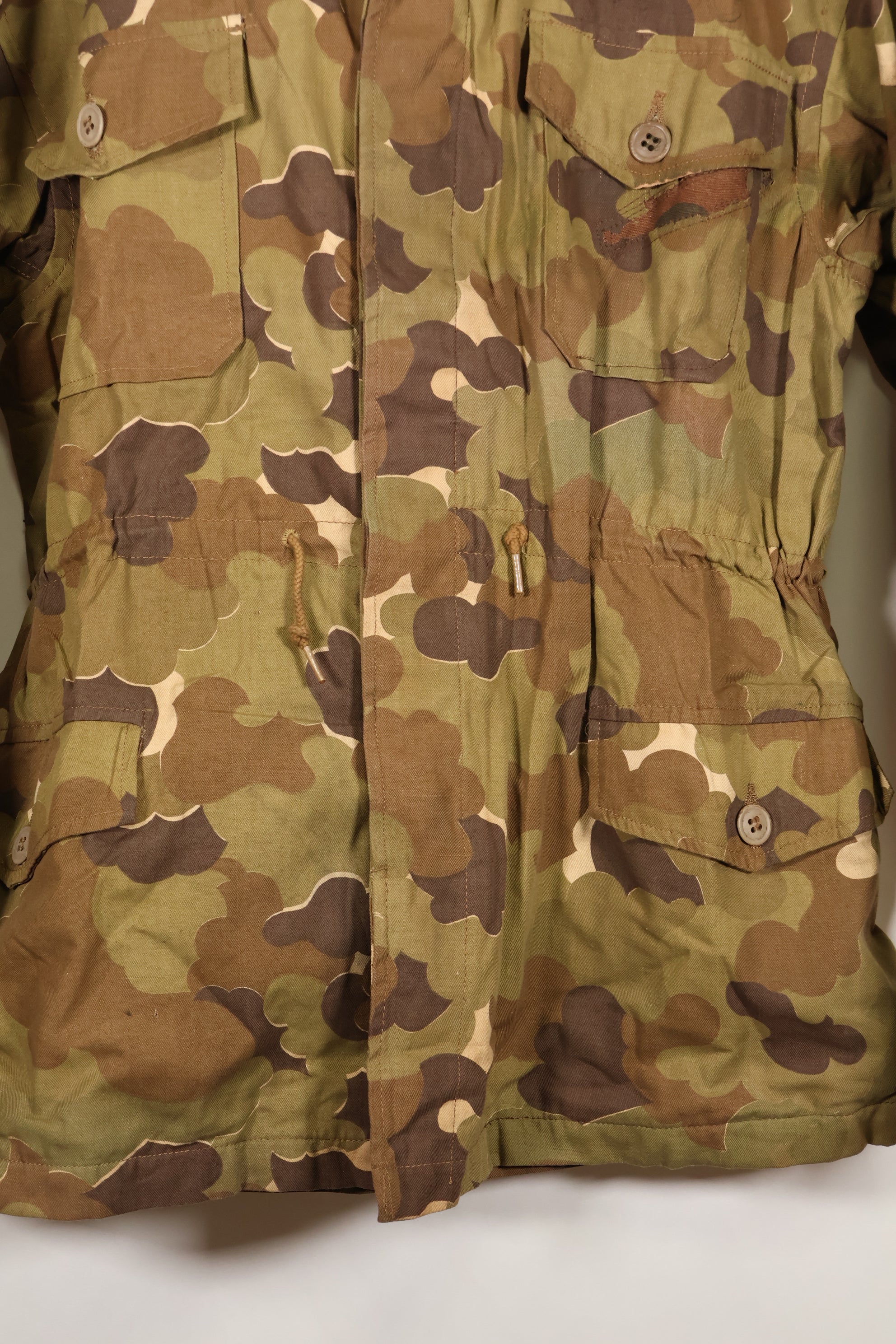 1960s ARVN Field Military Police Mitchell Camouflage Field Jacket, Used, B