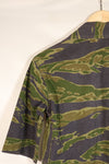 Authentic Fabric, Postwar Sewn, South Vietnamese Marine Corps (VNMC), 5th Pattern, Tiger Stripe Shirt, Used