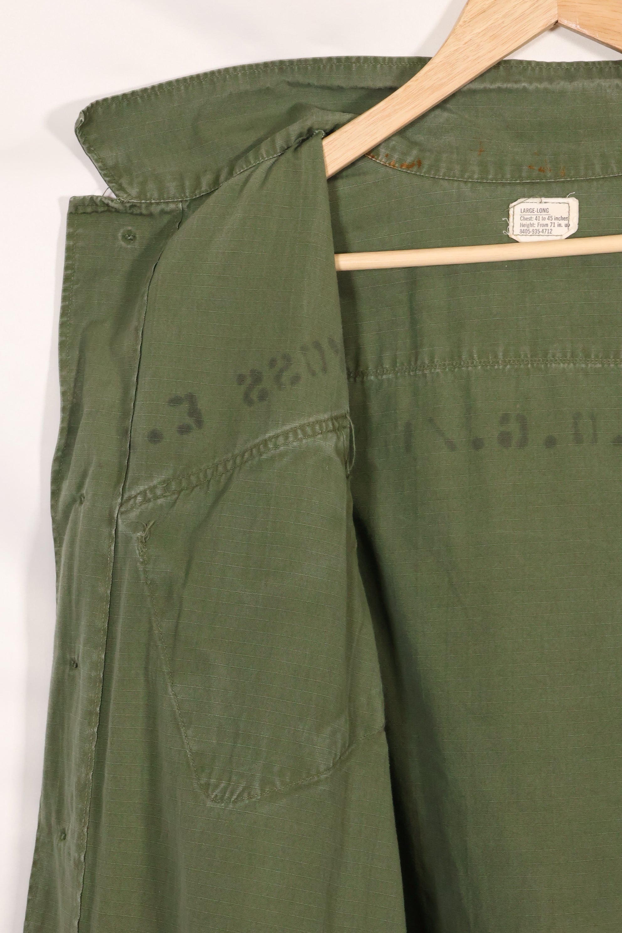 Real L-L 1969 USMC 4th Model Jungle Fatigue Jacket Used