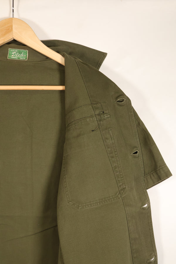 Estimated late 1960s; Made in Japan; Taylor brand; OG-107 Utility Shirt; Yokota Air Base; Used