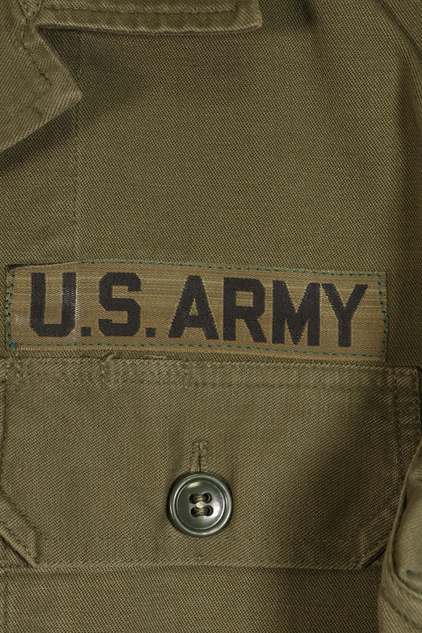 Estimated late 1960s; Made in Japan; Taylor brand; OG-107 Utility Shirt; Yokota Air Base; Used