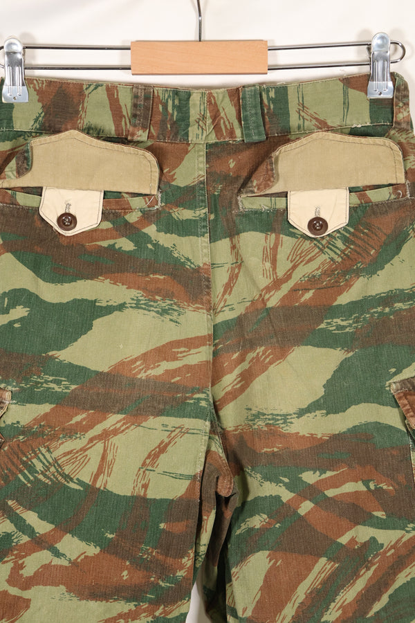 1960s French Army Lizard Camouflage Pants TAP 47/56 Pattern Used