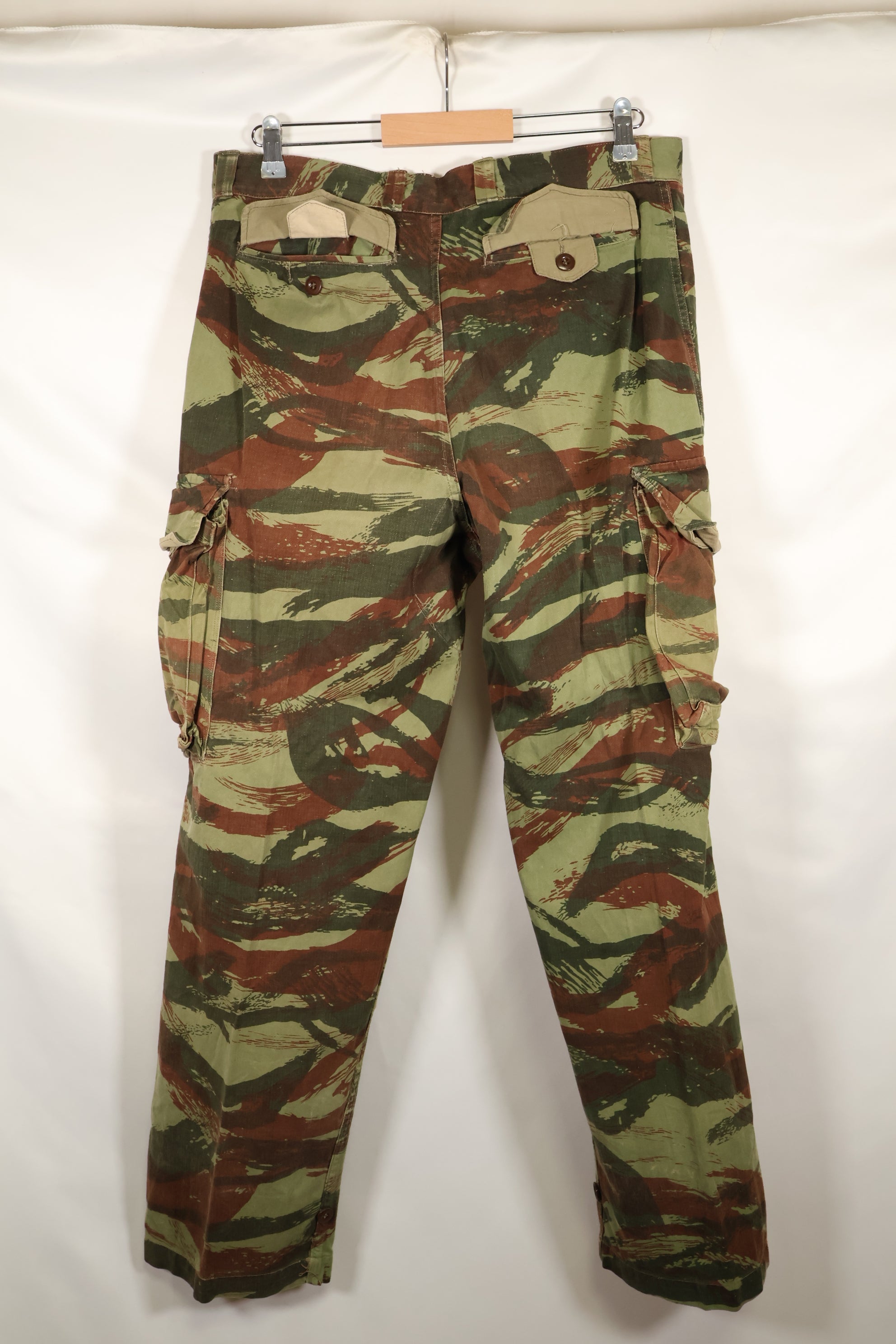 1960s French Army Lizard Camouflage Pants TAP 47/56 Pattern Used B