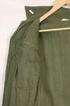 1967 Contract Snoopy Patch US Navy USN OG-107 Utility Shirt Used A