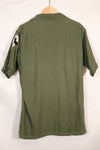 1967 Contract Snoopy Patch US Navy USN OG-107 Utility Shirt Used A