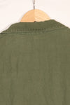 1967 Contract Snoopy Patch US Navy USN OG-107 Utility Shirt Used A