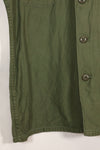 1967 Contract Snoopy Patch US Navy USN OG-107 Utility Shirt Used B