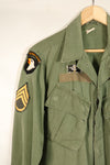 Estimated Contract Year: 1966–67 | S-R | 3rd Model Jungle Fatigue Jacket | Green Beret | Used