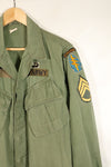 Estimated Contract Year: 1966–67 | S-R | 3rd Model Jungle Fatigue Jacket | Green Beret | Used