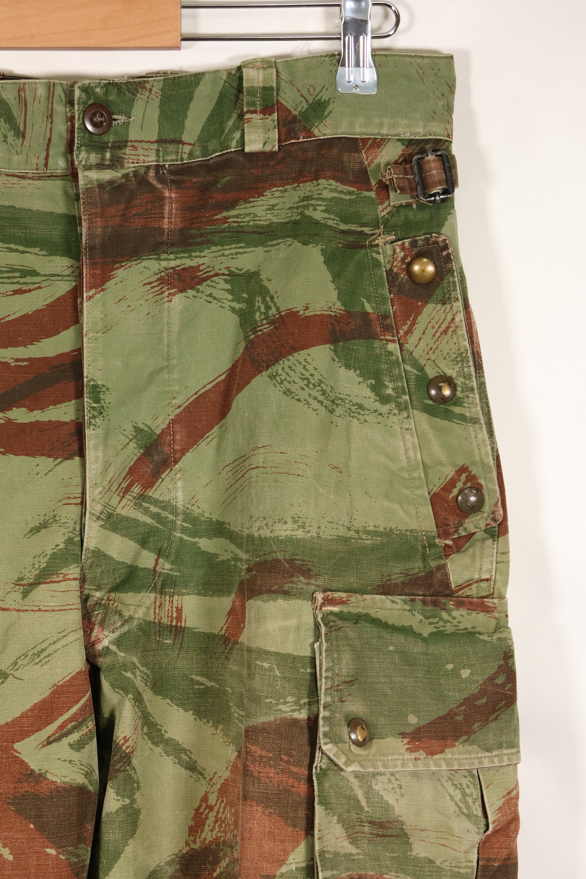 1960s French Army Lizard Camouflage Pants TAP 47/56 Pattern Used C