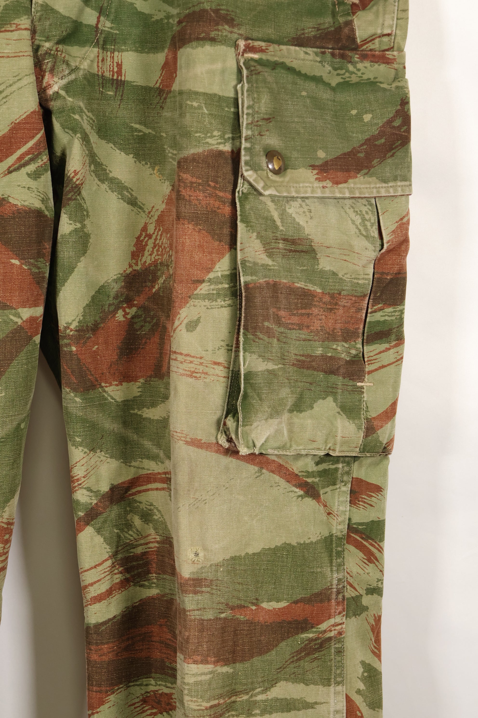 1960s French Army Lizard Camouflage Pants TAP 47/56 Pattern Used C