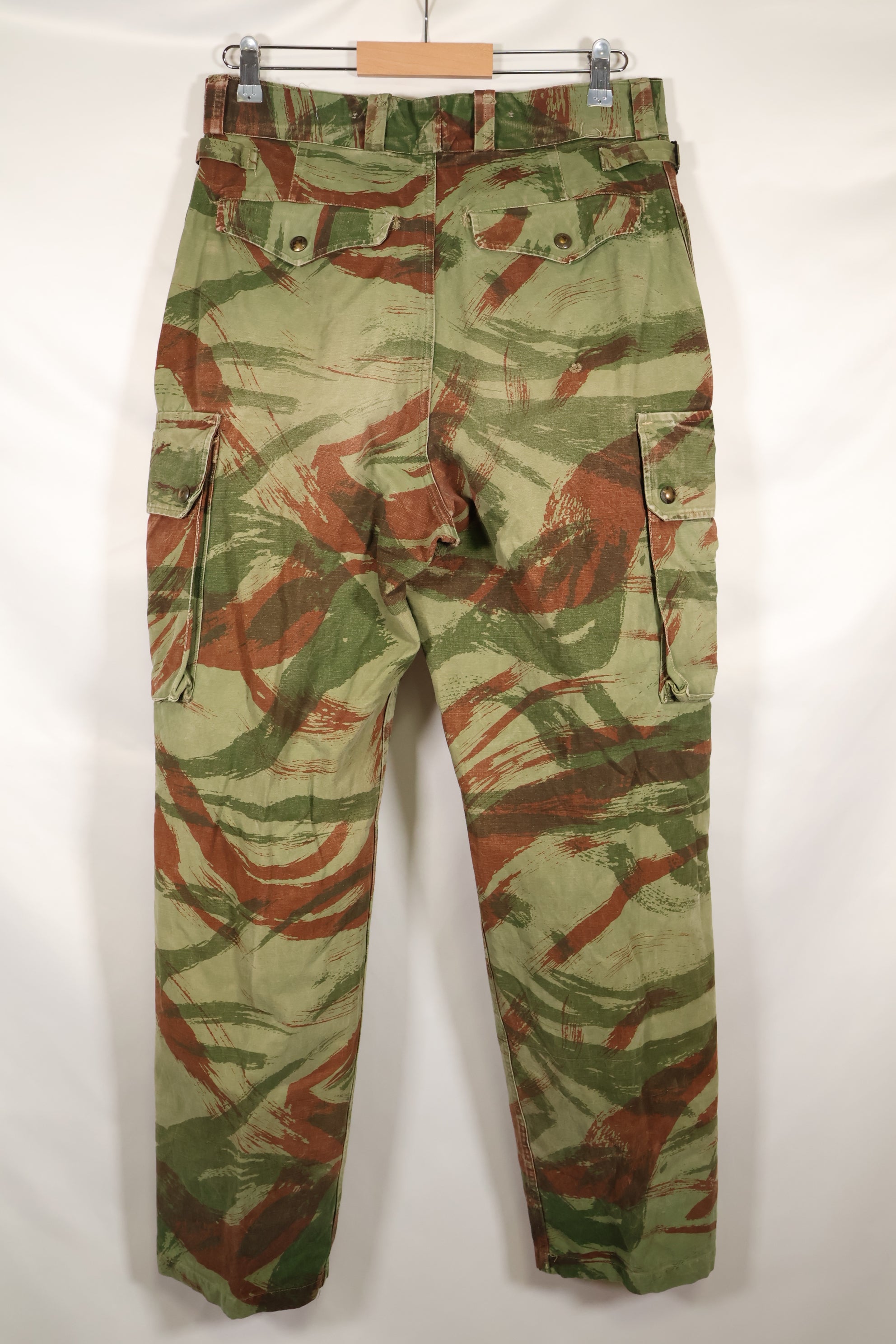 1960s French Army Lizard Camouflage Pants TAP 47/56 Pattern Used C