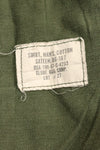 1967 Contract Snoopy Patch US Navy USN OG-107 Utility Shirt Used B